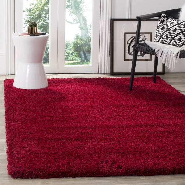 Safavieh California Cozy Plush Red Shag Rug - 8'6 x 12'