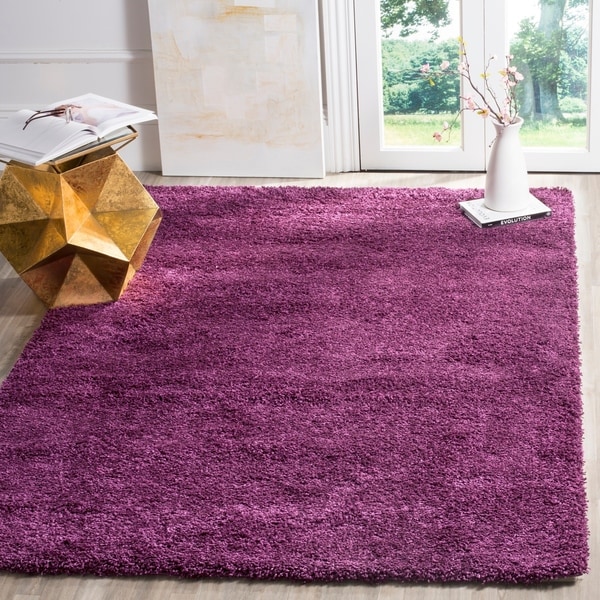 Safavieh California Cozy Plush Purple Shag Rug - 6'7 x 9'6