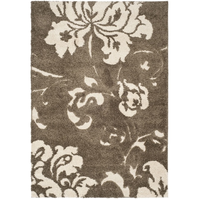 Ultimate Smoke/beige Shag Area Rug (86 X 12)