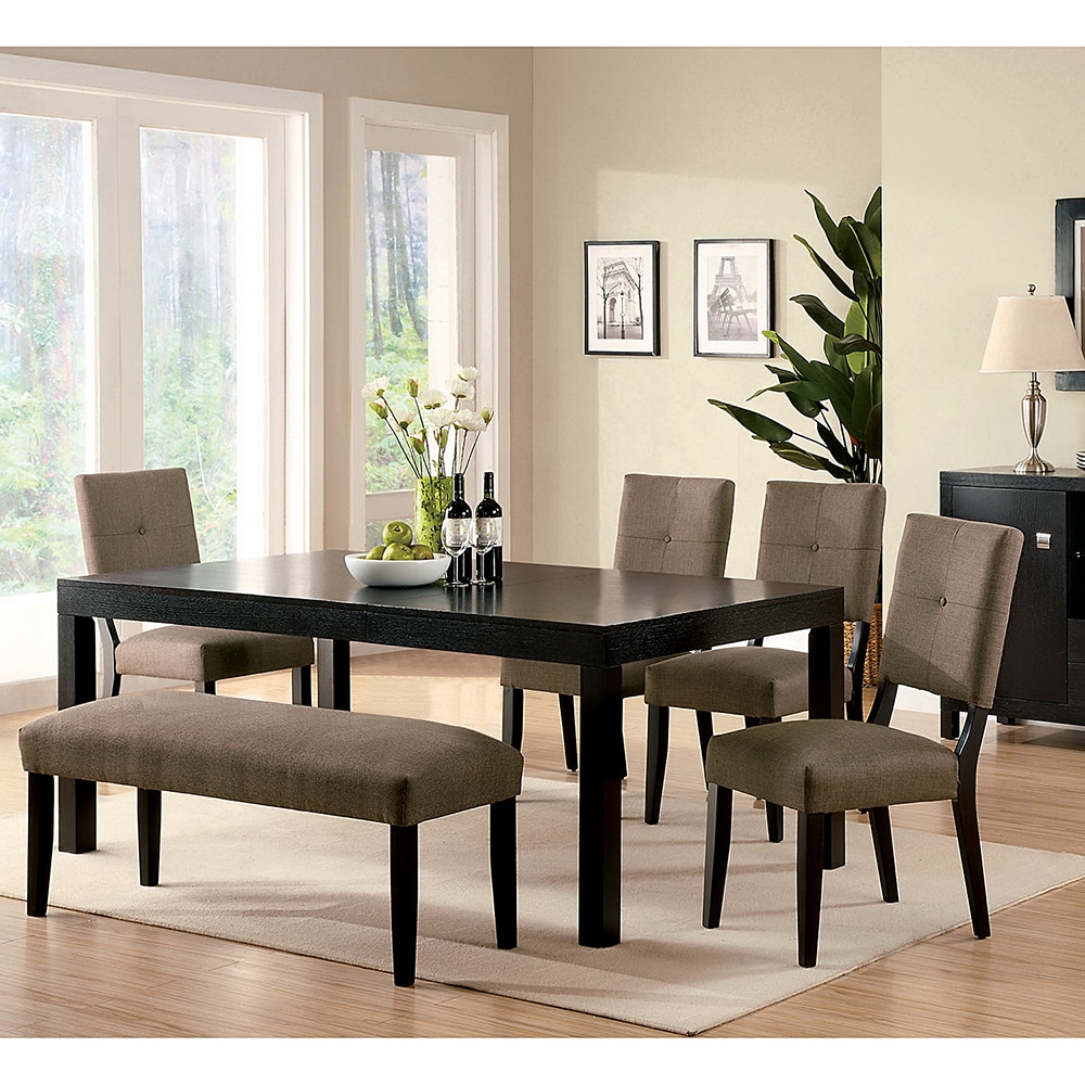 Furniture Of America Furniture Of America Rockwell Espresso Finish 6 piece Dining Set Espresso Size 6 Piece Sets