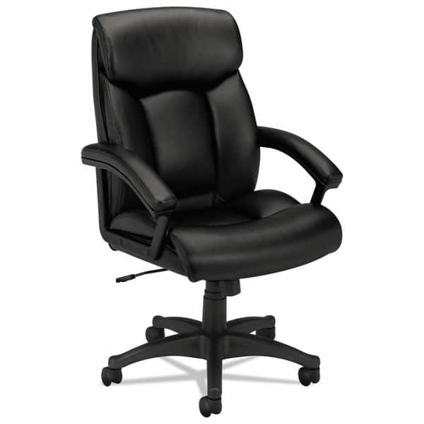 Shop Hon Leather Executive Chair For Office Desk Black