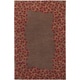 preview thumbnail 57 of 75, Rome Hand Tufted Floral Border Area Rug Brown - 7'6" x 9'6" - Runner/Rectangle