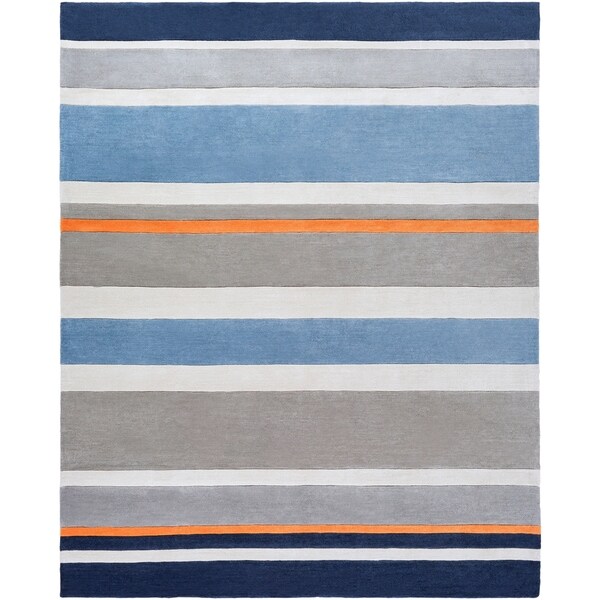 Hand Tufted Grasse Stripe Area Rug - 8' x 10'