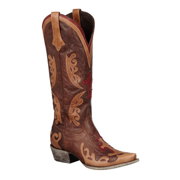 Lane Boots Poison Womens Leather Cowboy Boots