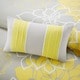 preview thumbnail 5 of 5, Madison Park Brianna Yellow 6 Piece Printed Duvet Cover Set