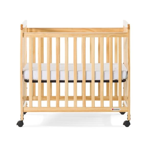 Shop Foundations Safetycraft Fixed Side Compact Baby Crib