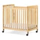 preview thumbnail 3 of 2, Foundations® Safetycraft® Fixed-Side Compact Baby Crib, Slatted-Natural