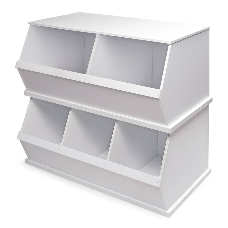 Taylor & Olive Malva Three Bin Stackable Storage Cubby