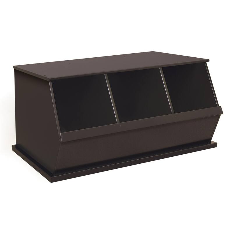 Taylor & Olive Malva Three Bin Stackable Storage Cubby