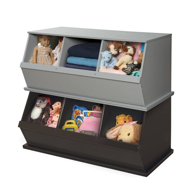 Taylor & Olive Malva Three Bin Stackable Storage Cubby