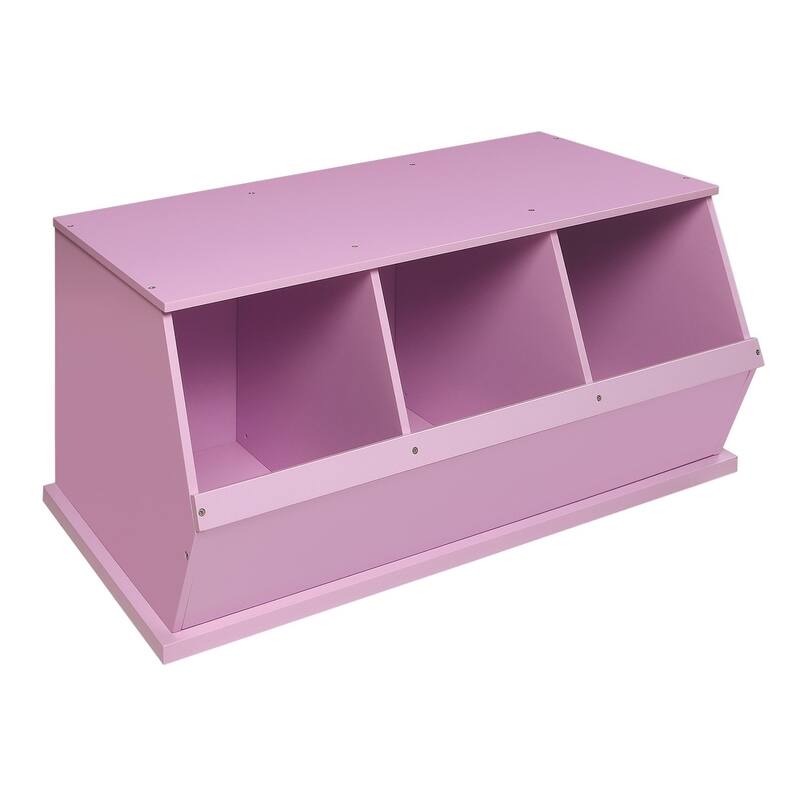 Taylor & Olive Malva Three Bin Stackable Storage Cubby
