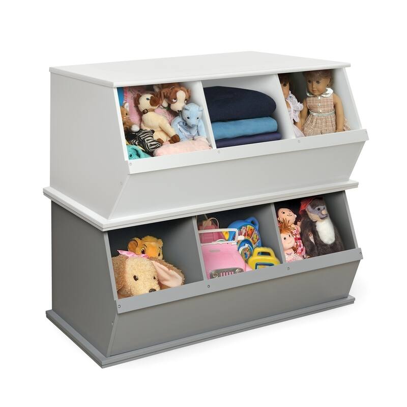 Taylor & Olive Malva Three Bin Stackable Storage Cubby