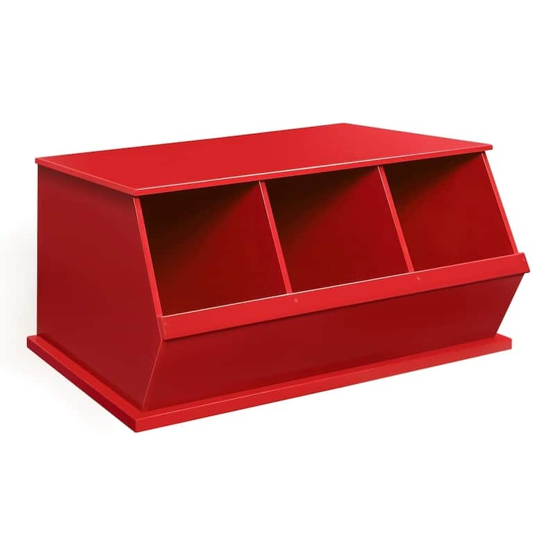 Taylor & Olive Malva Three Bin Stackable Storage Cubby
