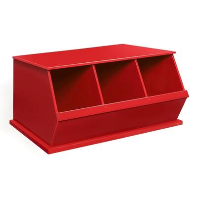 Taylor & Olive Malva Three Bin Stackable Storage Cubby