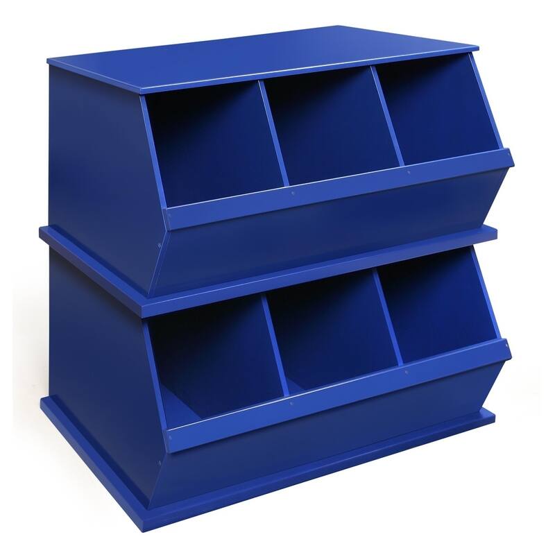 Taylor & Olive Malva Three Bin Stackable Storage Cubby