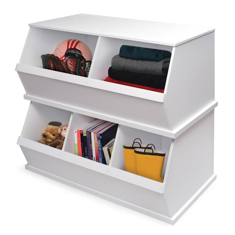 Taylor & Olive Malva Three Bin Stackable Storage Cubby