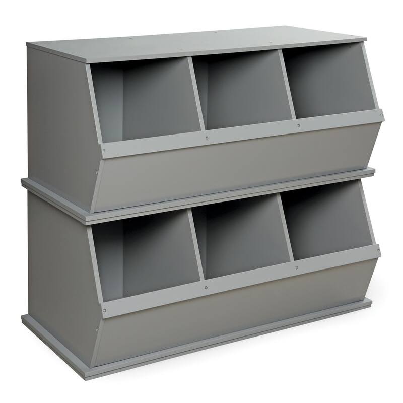 Taylor & Olive Malva Three Bin Stackable Storage Cubby