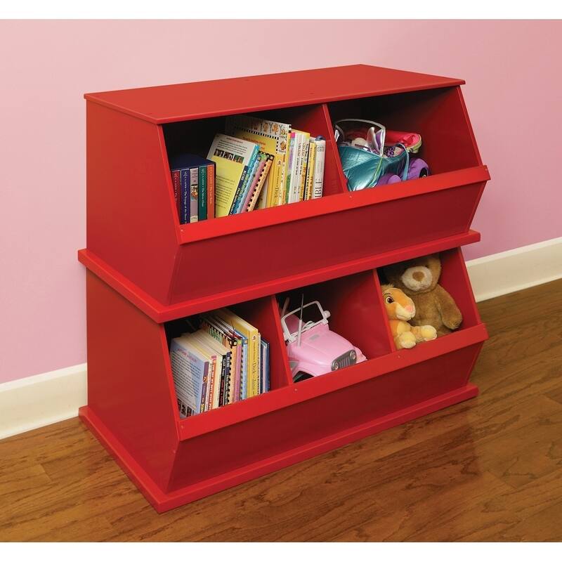 Taylor & Olive Malva Three Bin Stackable Storage Cubby