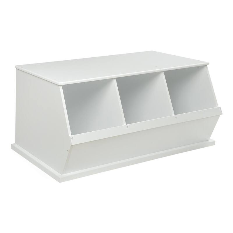Taylor & Olive Malva Three Bin Stackable Storage Cubby