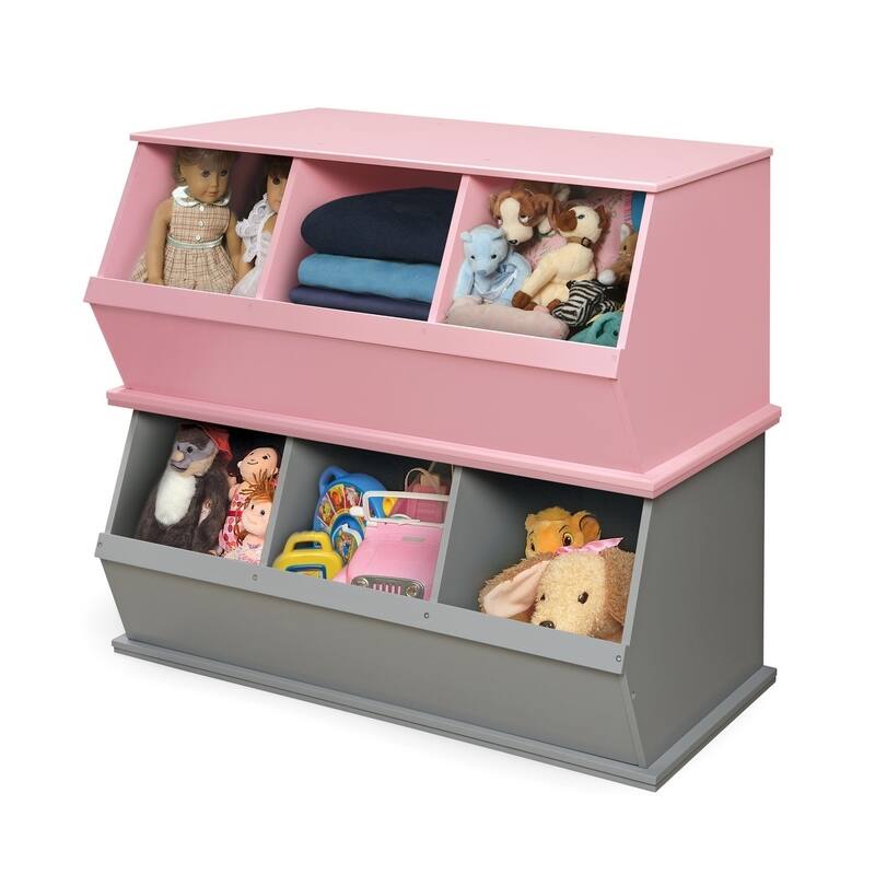 Taylor & Olive Malva Three Bin Stackable Storage Cubby