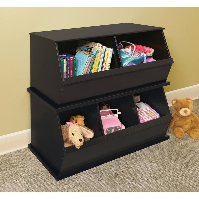 Taylor & Olive Malva Three Bin Stackable Storage Cubby