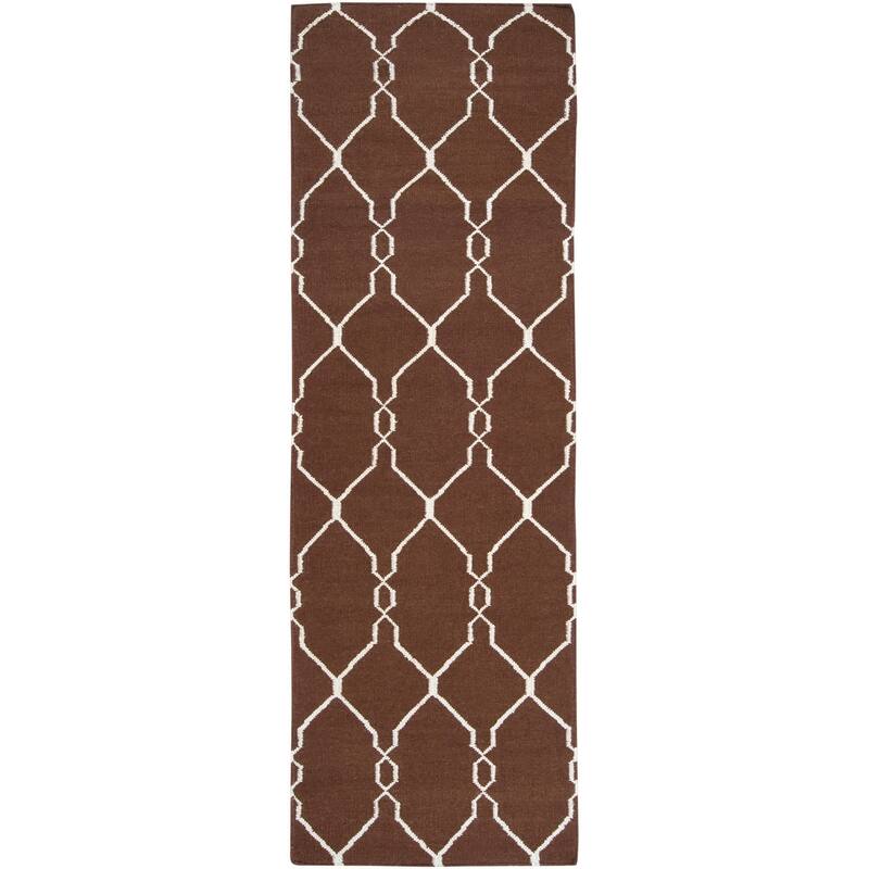 Hand-woven Beverley Wool Area Rug - 2'6" x 8' Runner - 2' 6" x 8'