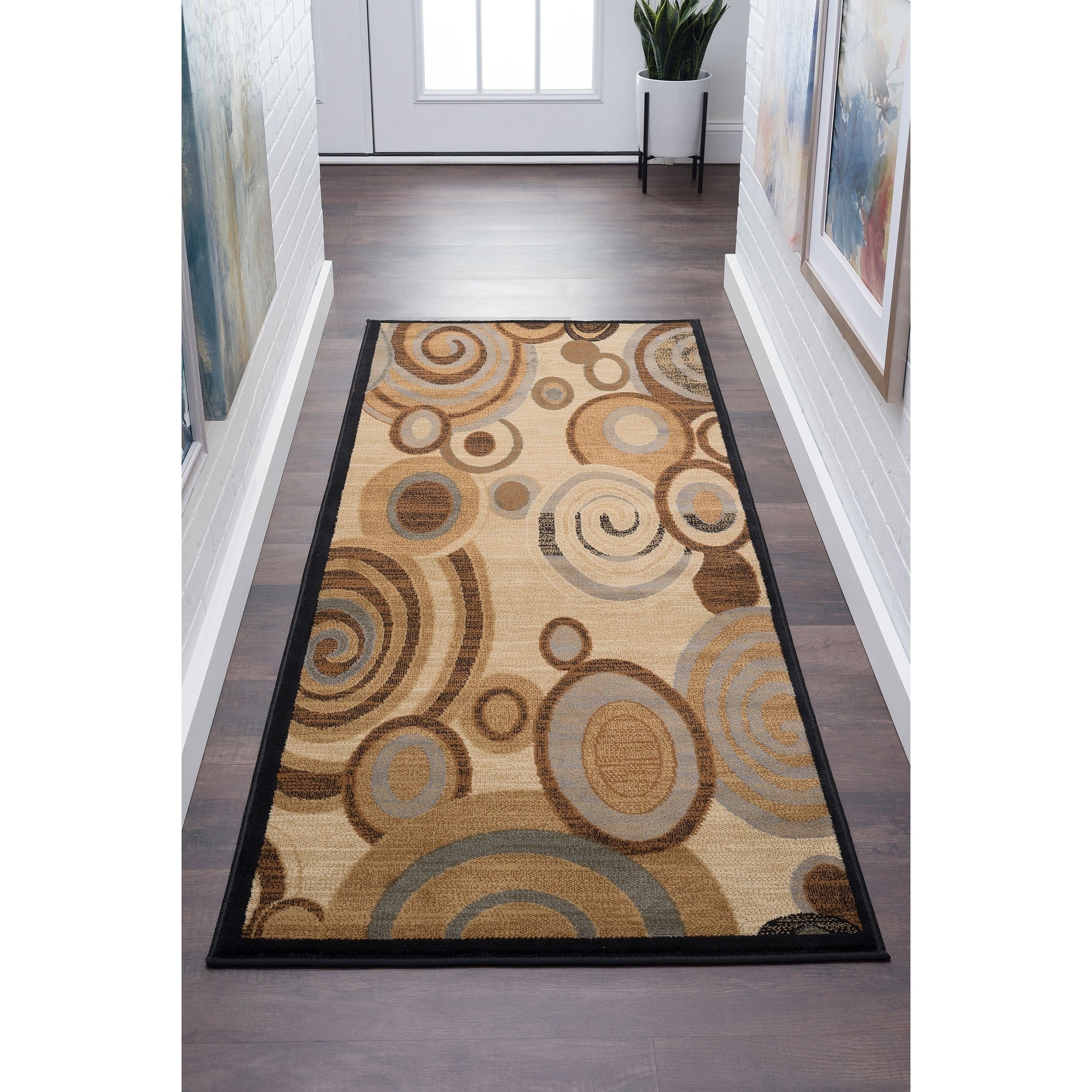 Flora Collection Ivory/ Multi Runner Rug (27 x 73) Today $62.29 5.0