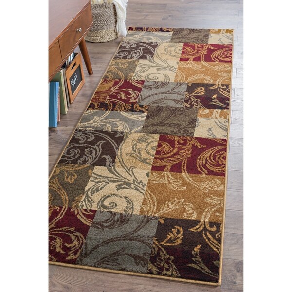Alise Infinity Ivory Rug - 2' 7 x 7' 3