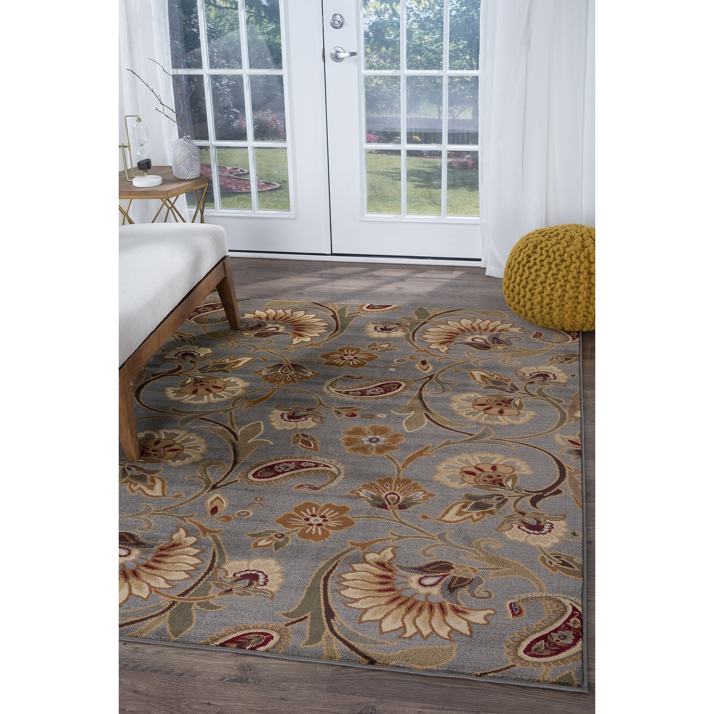 Infinity Collection Blue Area Rug (710 X 103)