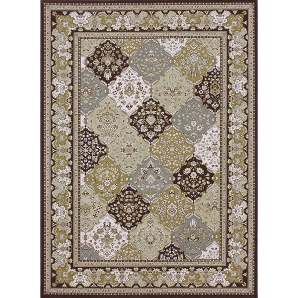 Shop Primeval Multi/ Coffee Oriental Rug Free Shipping Today