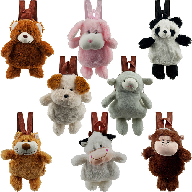 children's plush animal backpacks