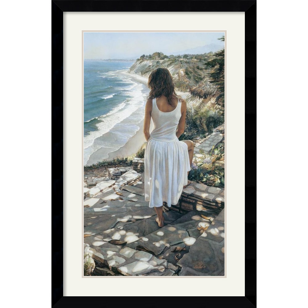 Steve Hanks 'Coastline' Framed Art Print - Bed Bath & Beyond - 6323109