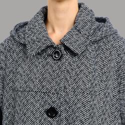 plus size swing coats wool