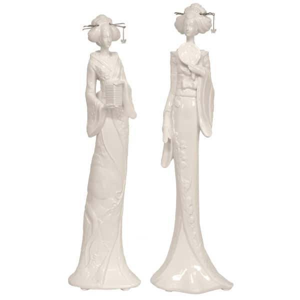Standing Geisha 19-inch Statue Set (China) - Bed Bath & Beyond - 6325343