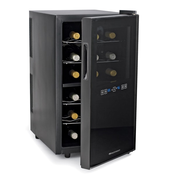 Wine Enthusiast Silent 18 Bottle Dual Zone Touchscreen Wine Cooler