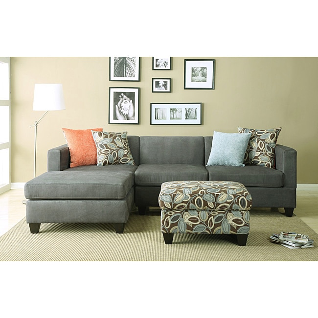 Anthony Charcoal Sectional Sofa Set