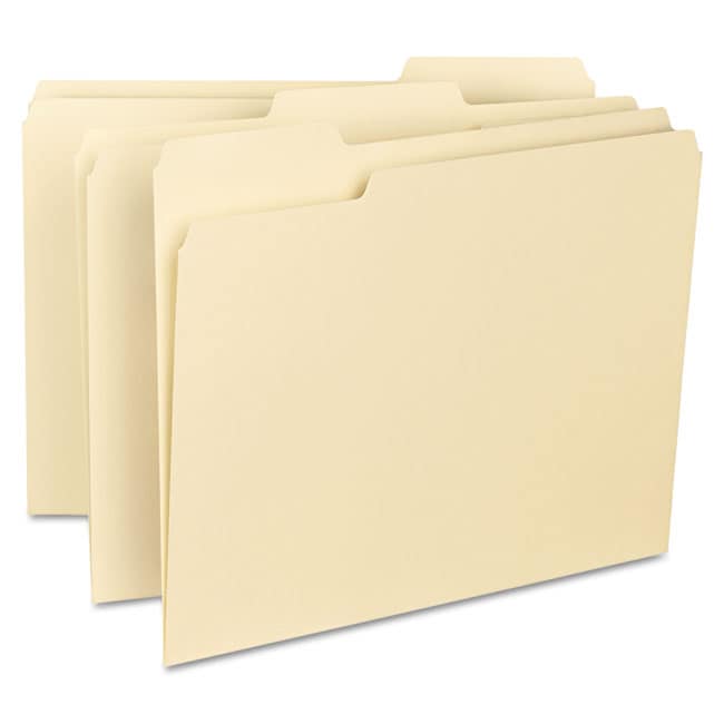 Smead Manila Reinforced Top Tab File Folders