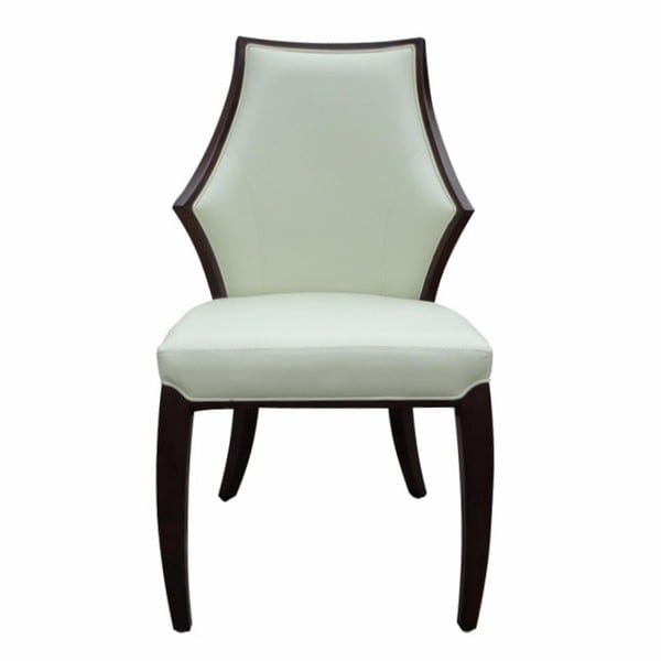 Tuxedo Leather Dining Chairs