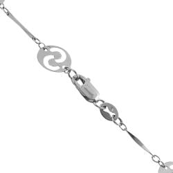 Fremada 14k White Gold Starlight Bracelet (7 inch) Fremada Gold Bracelets