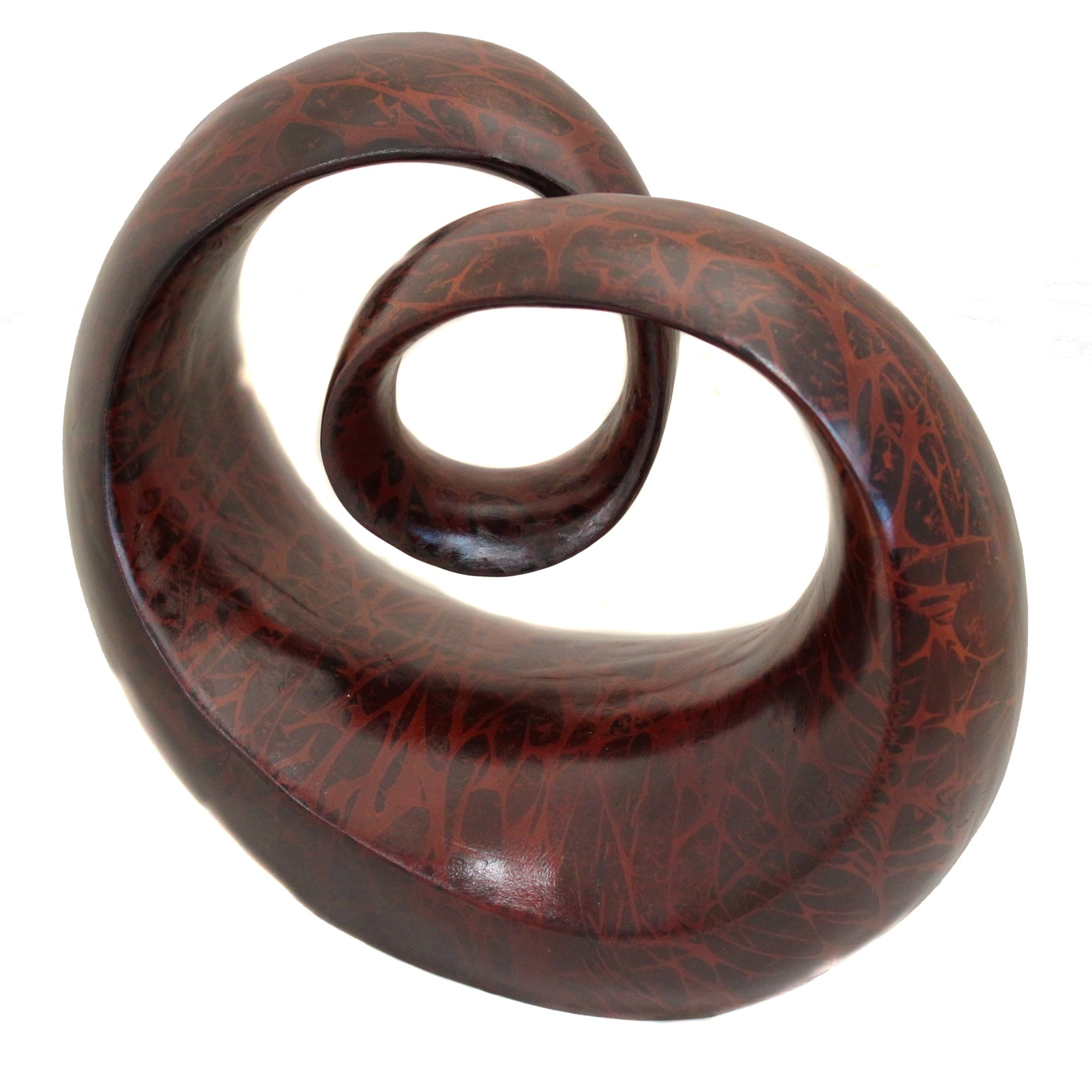 Casa Cortes Modern Abstract Swirl Table Sculpture - Free Shipping Today ...