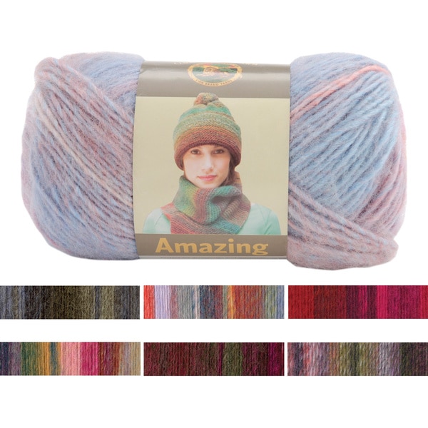 Shop Lion Brand Selfstriping Lightweight Wool/Acrylic Amazing Yarn