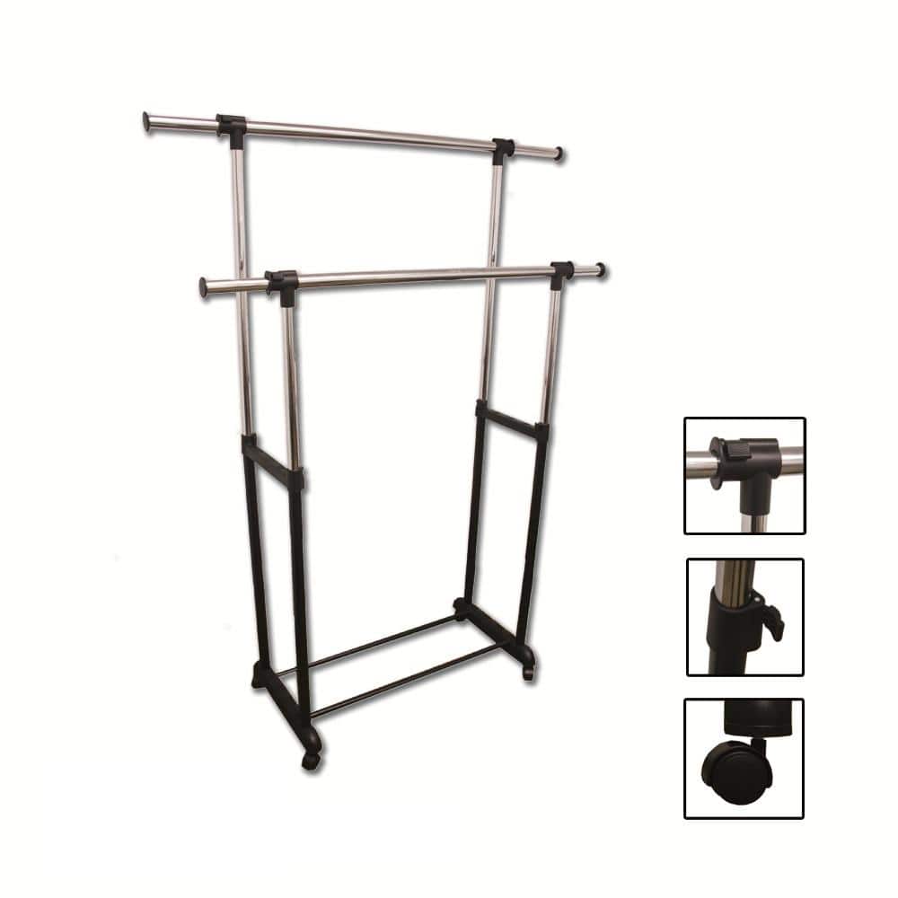 Double Levers Clothes Rack