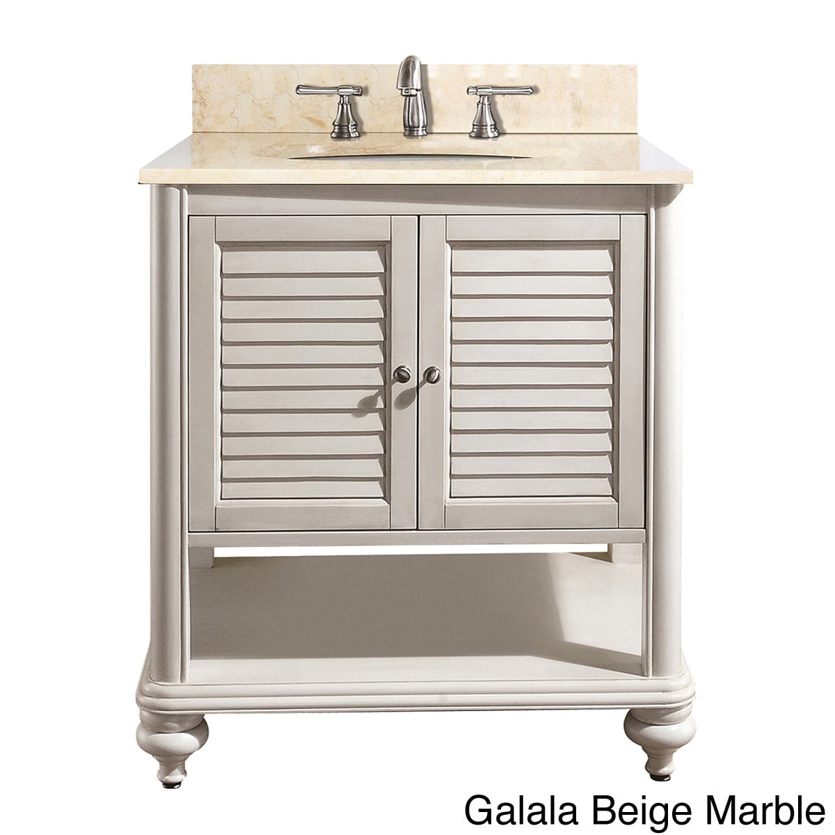 Avanity Tropica 24 inch Single Vanity In Antique White Finish With Sink And Top