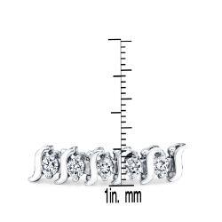 14k Gold 4ct TDW Diamond Tennis Bracelet (J-K, I2-I3) - 7-inch