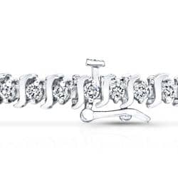14k Gold 4ct TDW Diamond Tennis Bracelet (J-K, I2-I3) - 7-inch