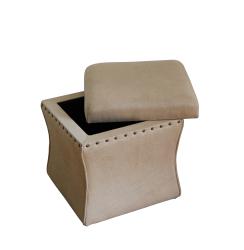 Homepop Cinch Storage Ottoman With Nailheads Trim On Homepop Cinch Storage Ottoman With Nailheads Trim