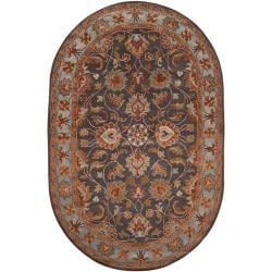 Hand tufted Akaishi Wool Rug (8' x 10' Oval) Round/Oval/Square