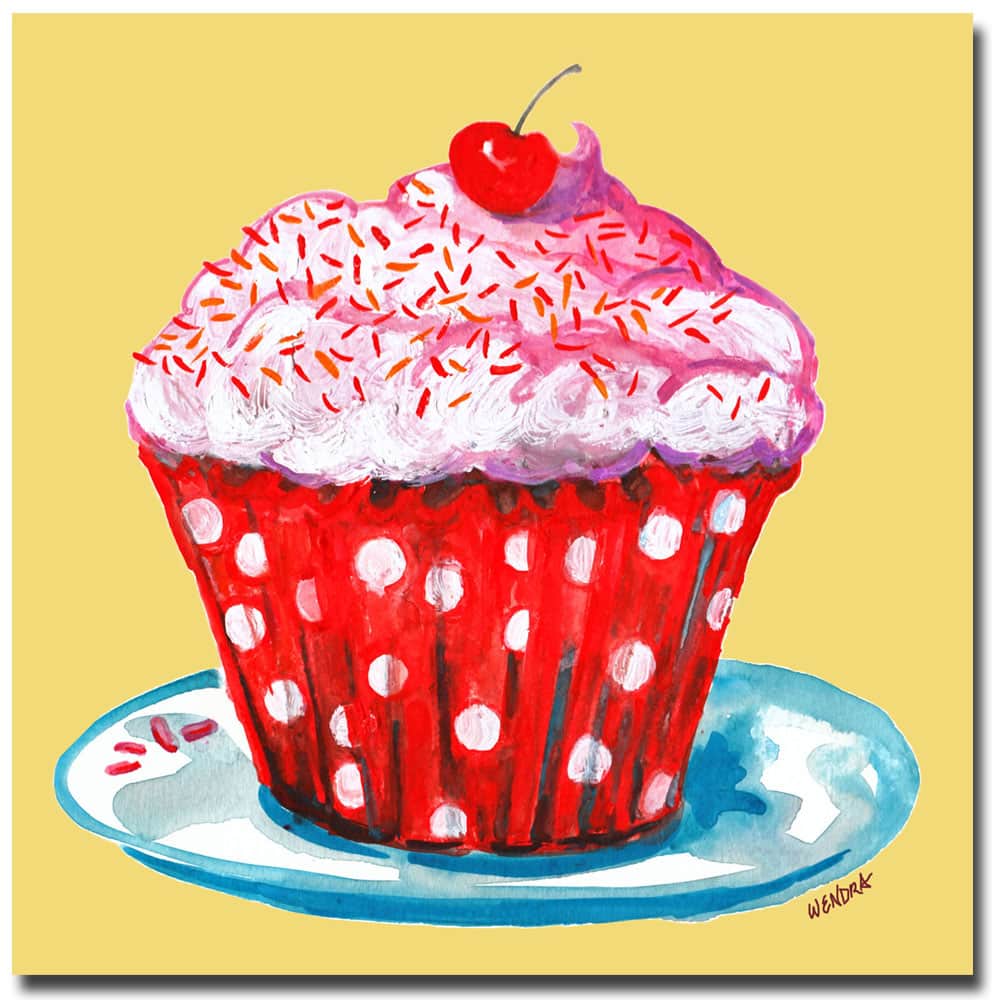 Wendra 'Cupcake' Canvas Art