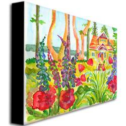 Wendra 'Cottage Garden' Gallery Wrapped Canvas Art Trademark Fine Art Canvas