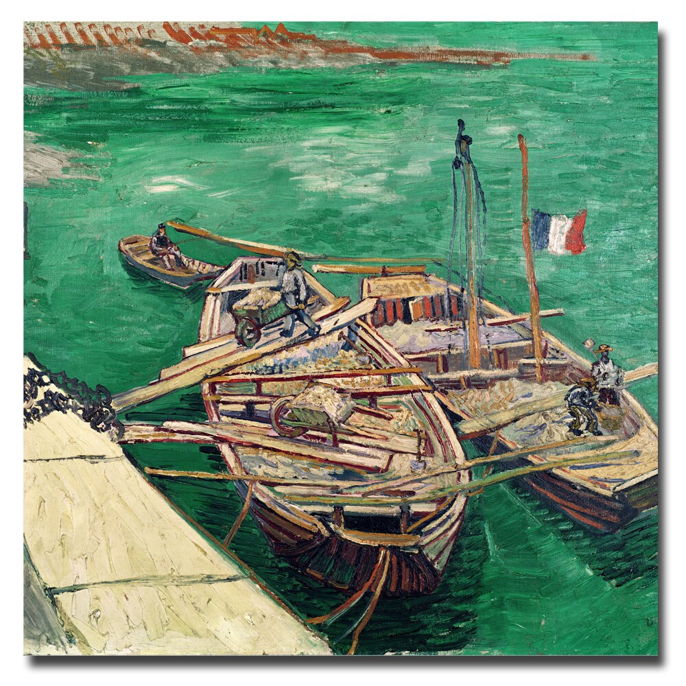 Shop Vincent van Gogh 'Landing Stage with Boats 1888 ...
